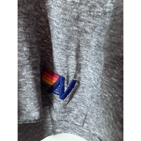 Aviator Nation SMILEY 2 BOYFRIEND TEE - Grey Womens Sz XL NWT $83 - Picture 5 of 8
